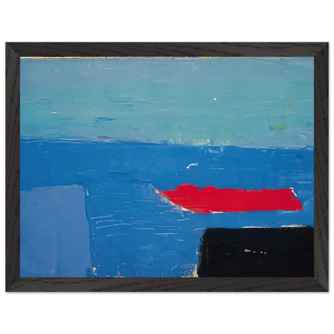 Bâteau - Lyrical Abstraction by Nicolas de Stael — Framed art print at Zephyeer