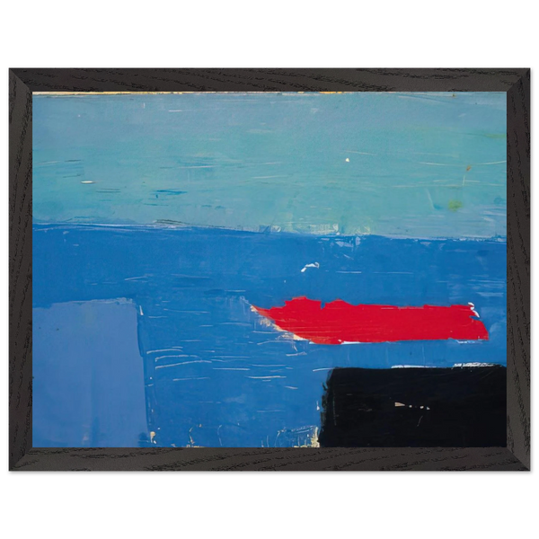Bâteau - Lyrical Abstraction by Nicolas de Stael — Framed art print at Zephyeer
