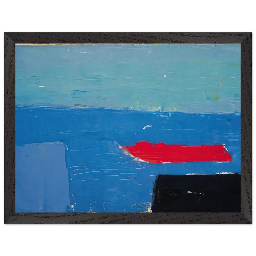 Bâteau - Lyrical Abstraction by Nicolas de Stael — Framed art print at Zephyeer