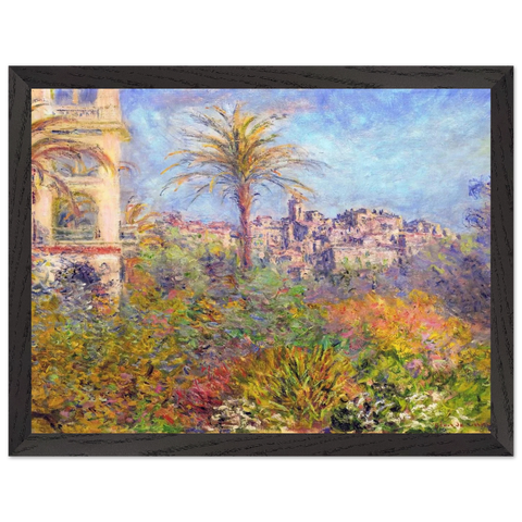 Villas at Bordighera 03 by Claude Monet — Framed art print at Zephyeer