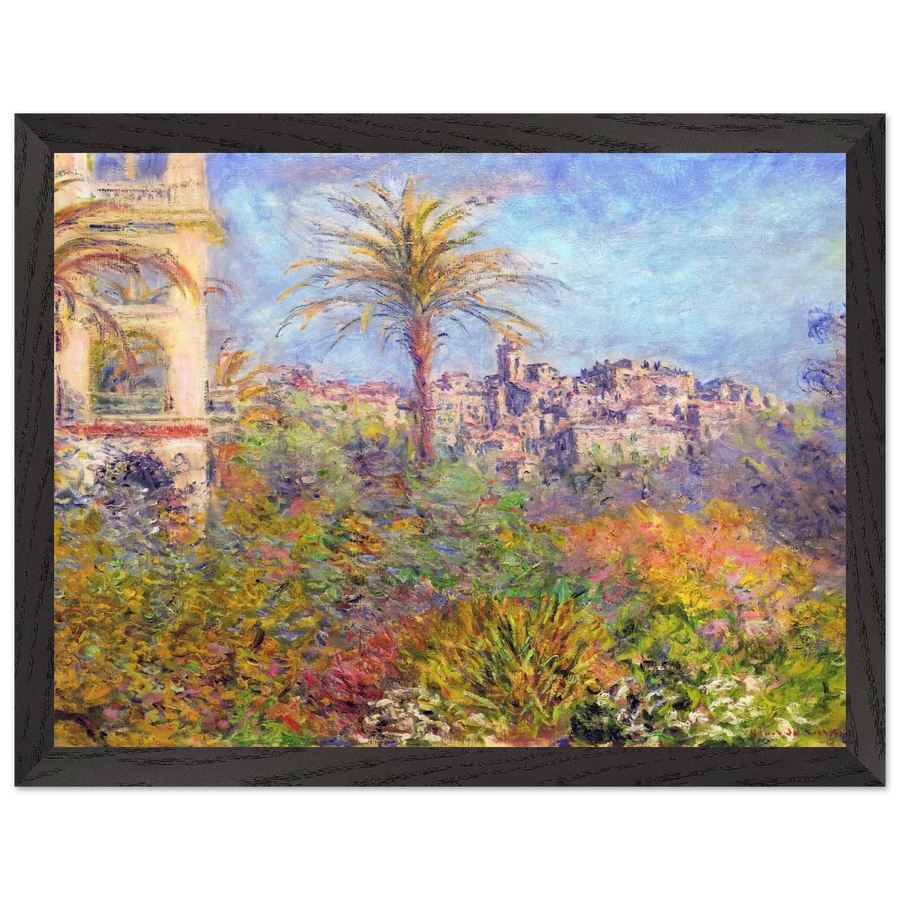 Villas at Bordighera 03 by Claude Monet — Framed art print at Zephyeer