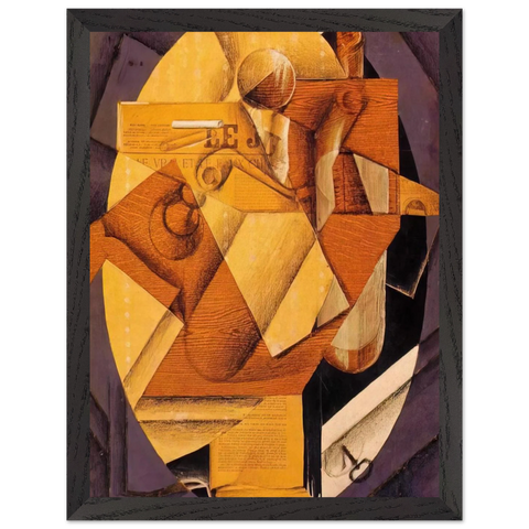 THE TABLE 1914 by Juan Gris — Framed art print at Zephyeer