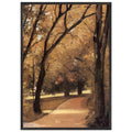 YERRES PATH THROUGH THE OLD GROWTH WOODS IN THE PARK by Gustave Caillebotte — Framed art print at Zephyeer