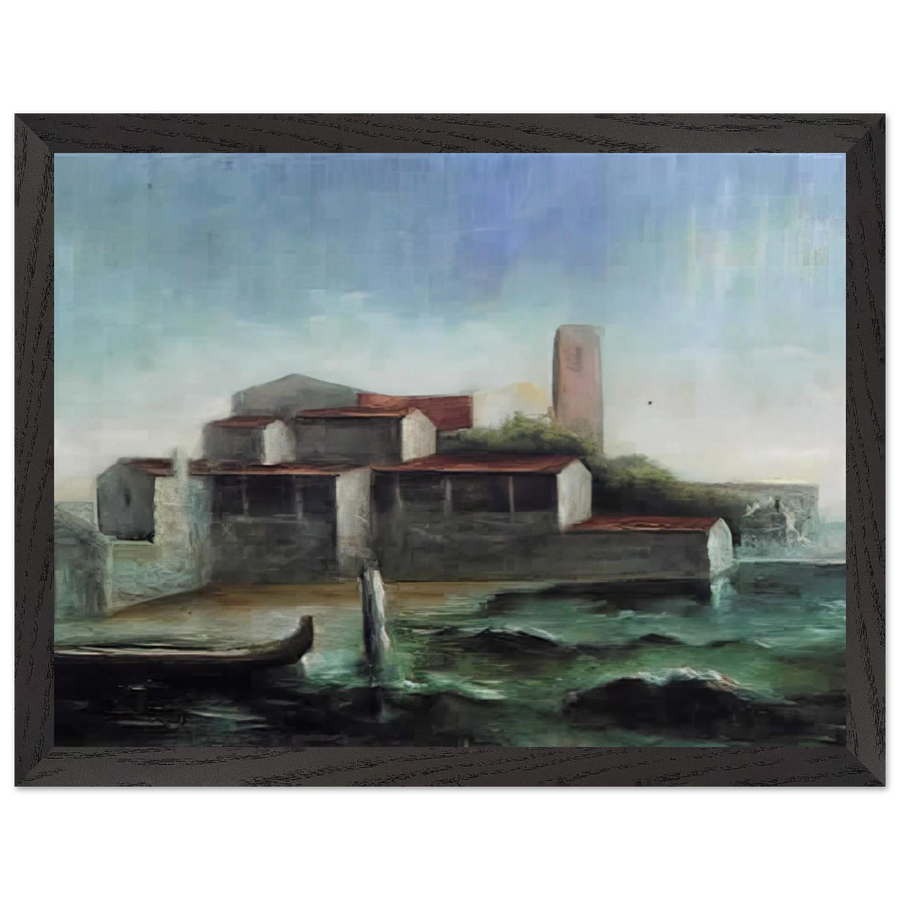 LO SQUERO DI SAN TROVASO 1938 by Carlo Carra — Framed art print at Zephyeer