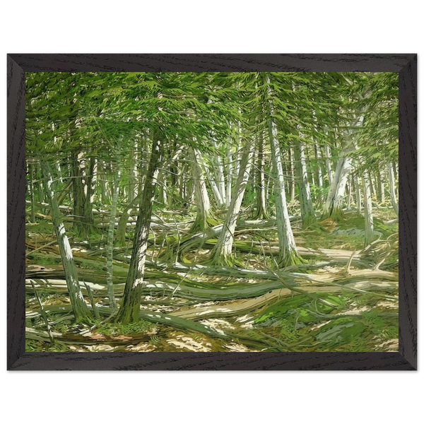 Old Windfall - 1982 by Neil Welliver — Framed art print at Zephyeer