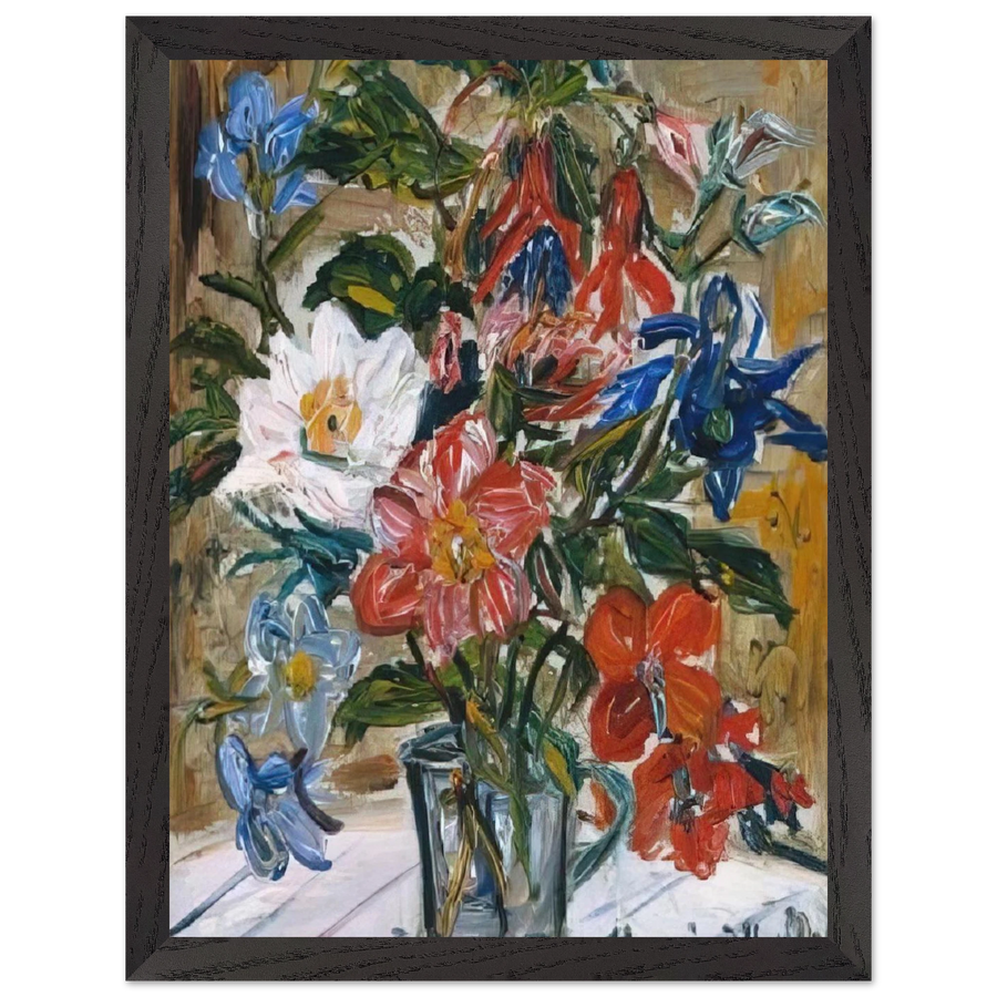 VASE WITH FLOWERS by Maurice Utrillo — Framed art print at Zephyeer