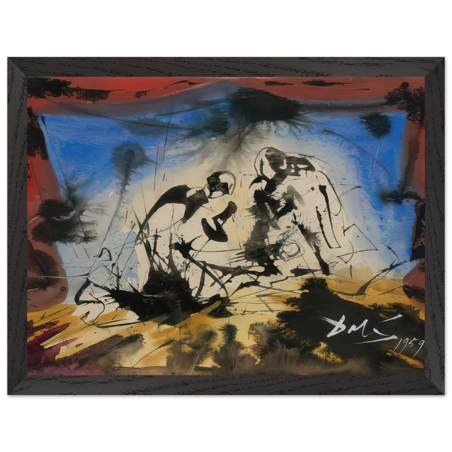 NATIVITY 1959 by Salvador Dali — Framed art print at Zephyeer