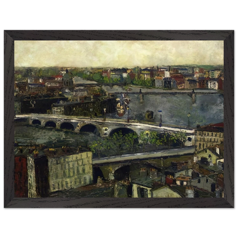 THE BRIDGES OF TOULOUSE by Maurice Utrillo — Framed art print at Zephyeer