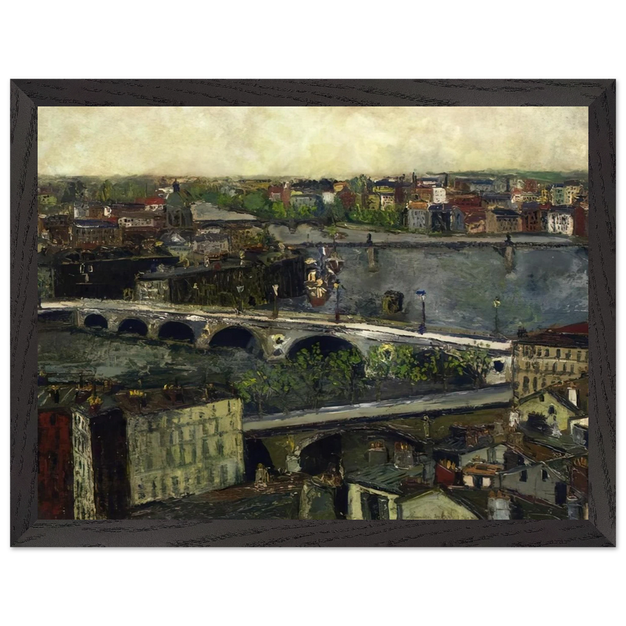 THE BRIDGES OF TOULOUSE by Maurice Utrillo — Framed art print at Zephyeer