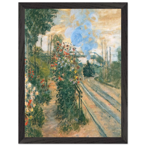 Arriving at Montegeron by Claude Monet — Framed art print at Zephyeer