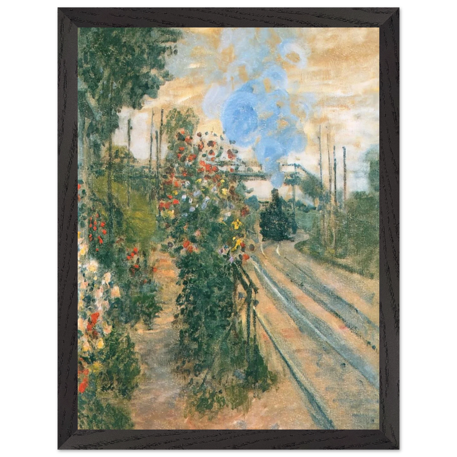 Arriving at Montegeron by Claude Monet — Framed art print at Zephyeer