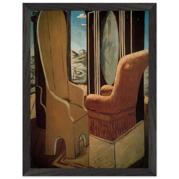 FURNITURE IN THE VALLEY by Giorgio de Chirico — Framed art print at Zephyeer