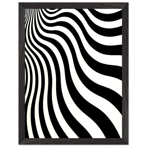 INTAKE 1964 by Bridget Riley — Framed art print at Zephyeer