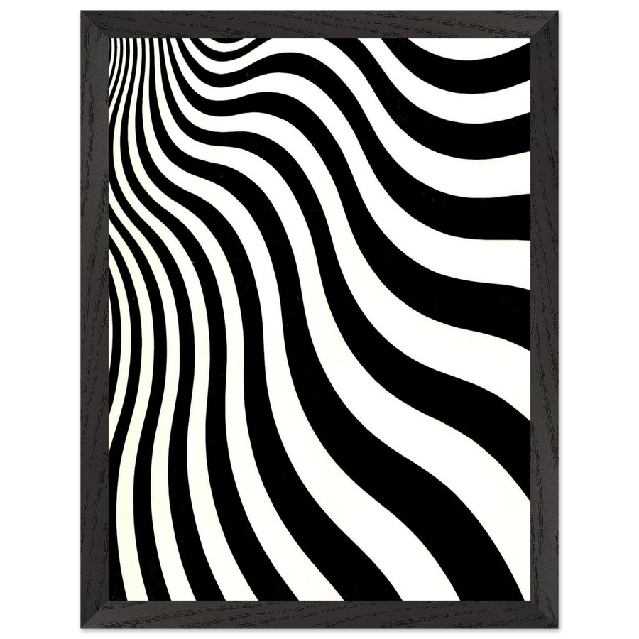INTAKE 1964 by Bridget Riley — Framed art print at Zephyeer