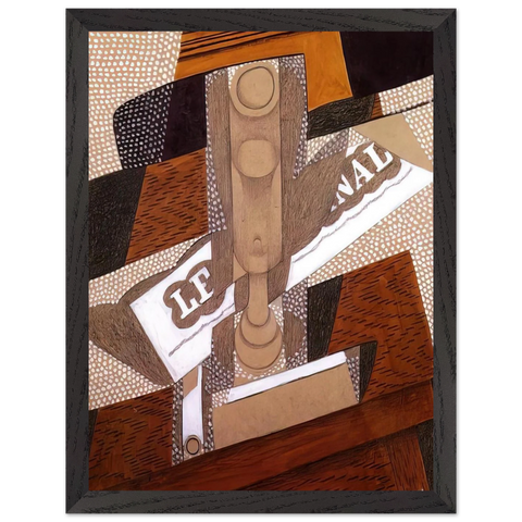 THE PIPE 1916 by Juan Gris — Framed art print at Zephyeer