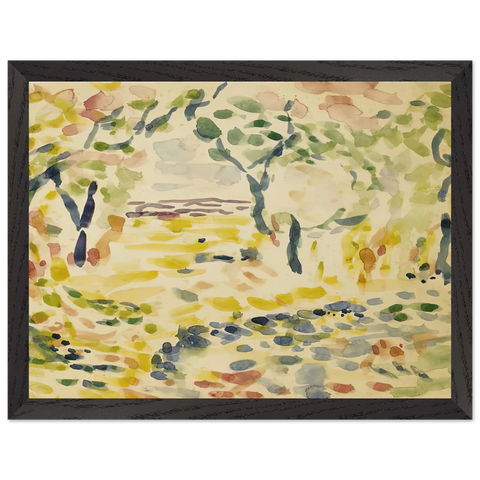 ETUDE POUR LE BONHEUR DE VIVRE 1905 by Henri Matisse — Framed art print at Zephyeer