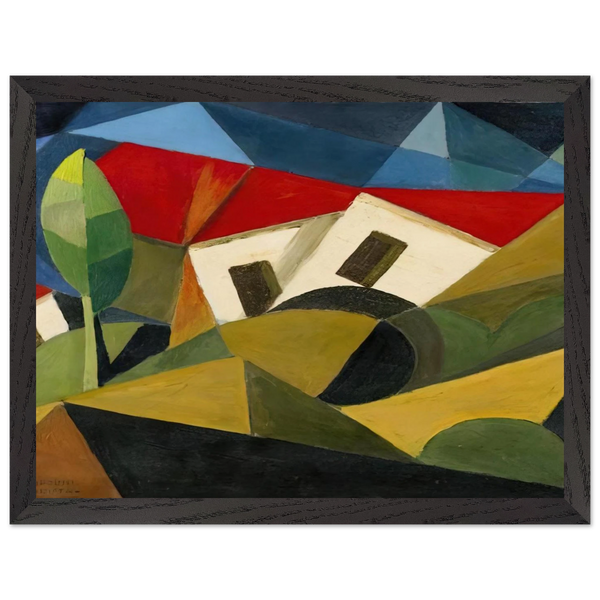 LANDSCAPE 1918 by Enrico Prampolini — Framed art print at Zephyeer