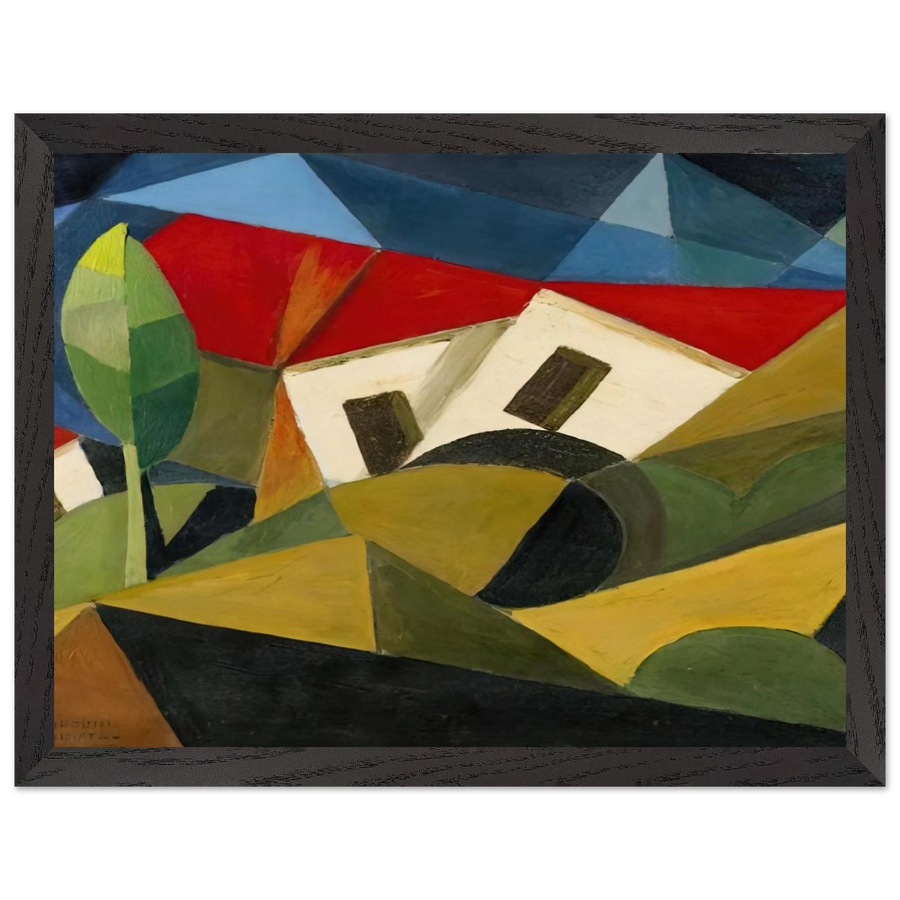 LANDSCAPE 1918 by Enrico Prampolini — Framed art print at Zephyeer