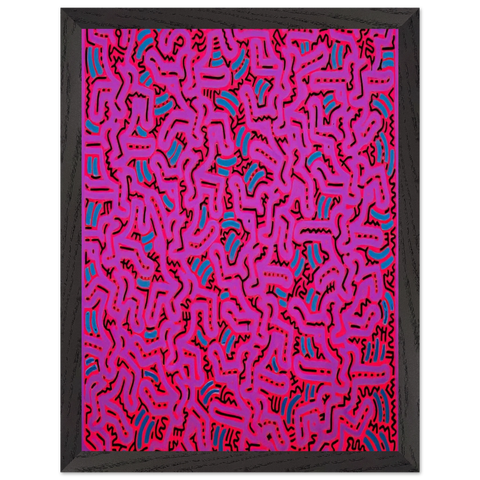 UNTITLED 1984 by Keith Haring — Framed art print at Zephyeer