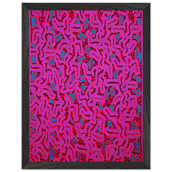 UNTITLED 1984 by Keith Haring — Framed art print at Zephyeer