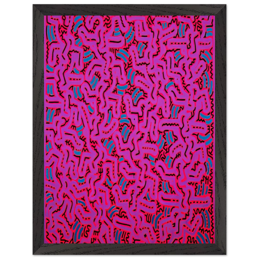 UNTITLED 1984 by Keith Haring — Framed art print at Zephyeer
