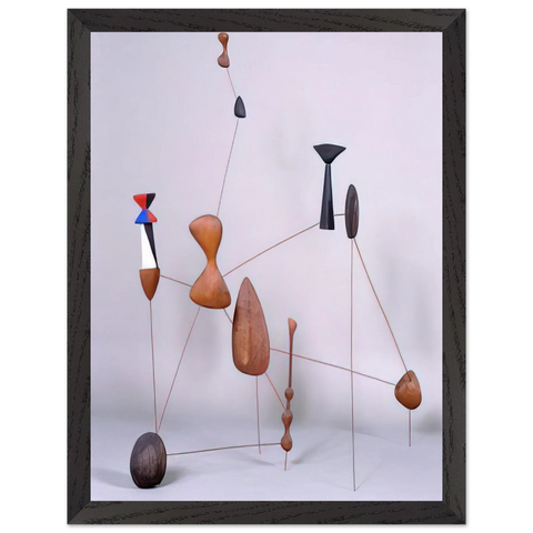 VERTICAL CONSTELLATION WITH BOMB 1943 by Alexander Calder — Framed art print at Zephyeer