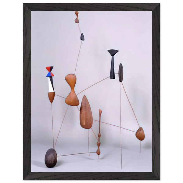 VERTICAL CONSTELLATION WITH BOMB 1943 by Alexander Calder — Framed art print at Zephyeer