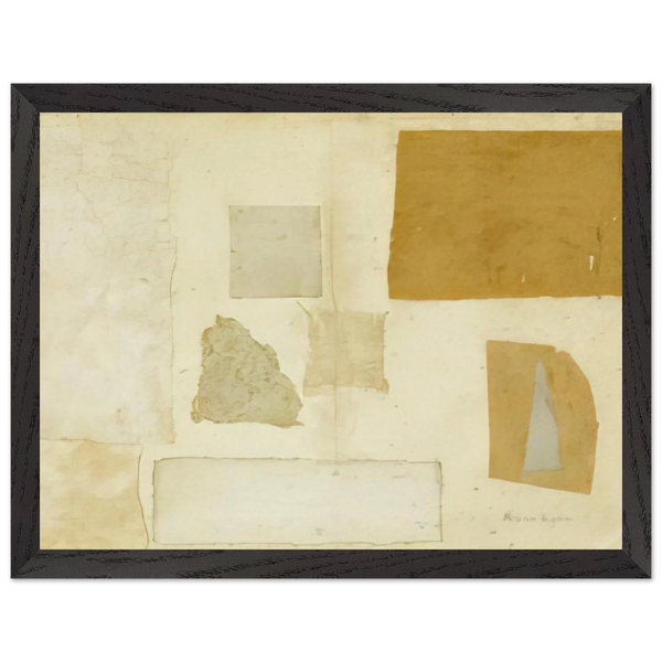 Gray Collage - 1953 by Anne Ryan — Framed art print at Zephyeer