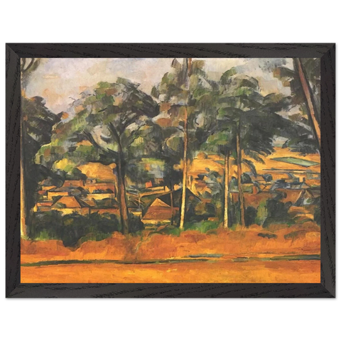 Village in the Provence by Paul Cézanne — Framed art print at Zephyeer