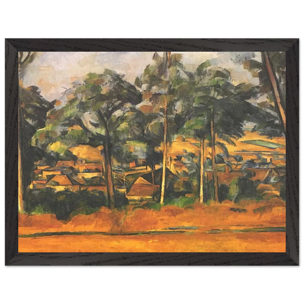 Village in the Provence by Paul Cézanne — Framed art print at Zephyeer