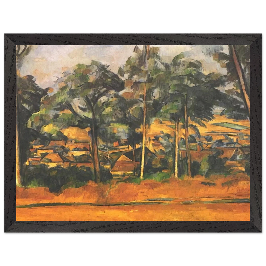 Village in the Provence by Paul Cézanne — Framed art print at Zephyeer