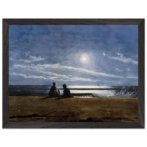 MOONLIGHT by Winslow Homer — Framed art print at Zephyeer