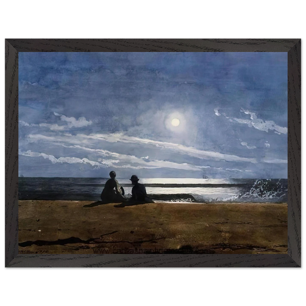 MOONLIGHT by Winslow Homer — Framed art print at Zephyeer