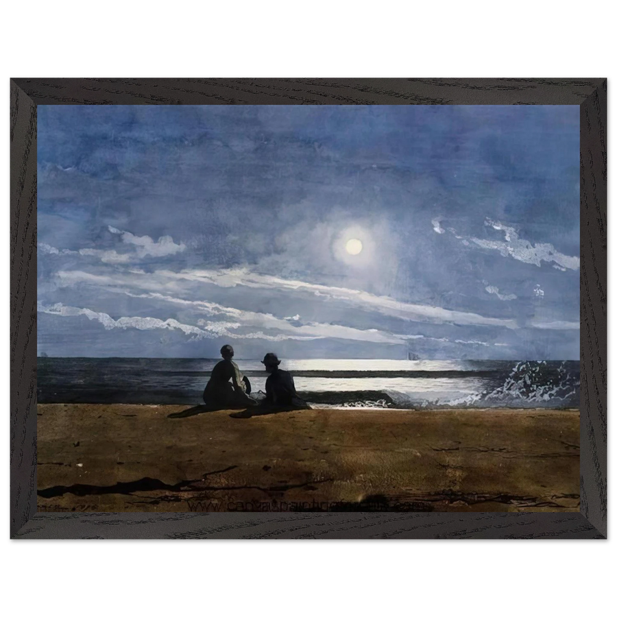 MOONLIGHT by Winslow Homer — Framed art print at Zephyeer