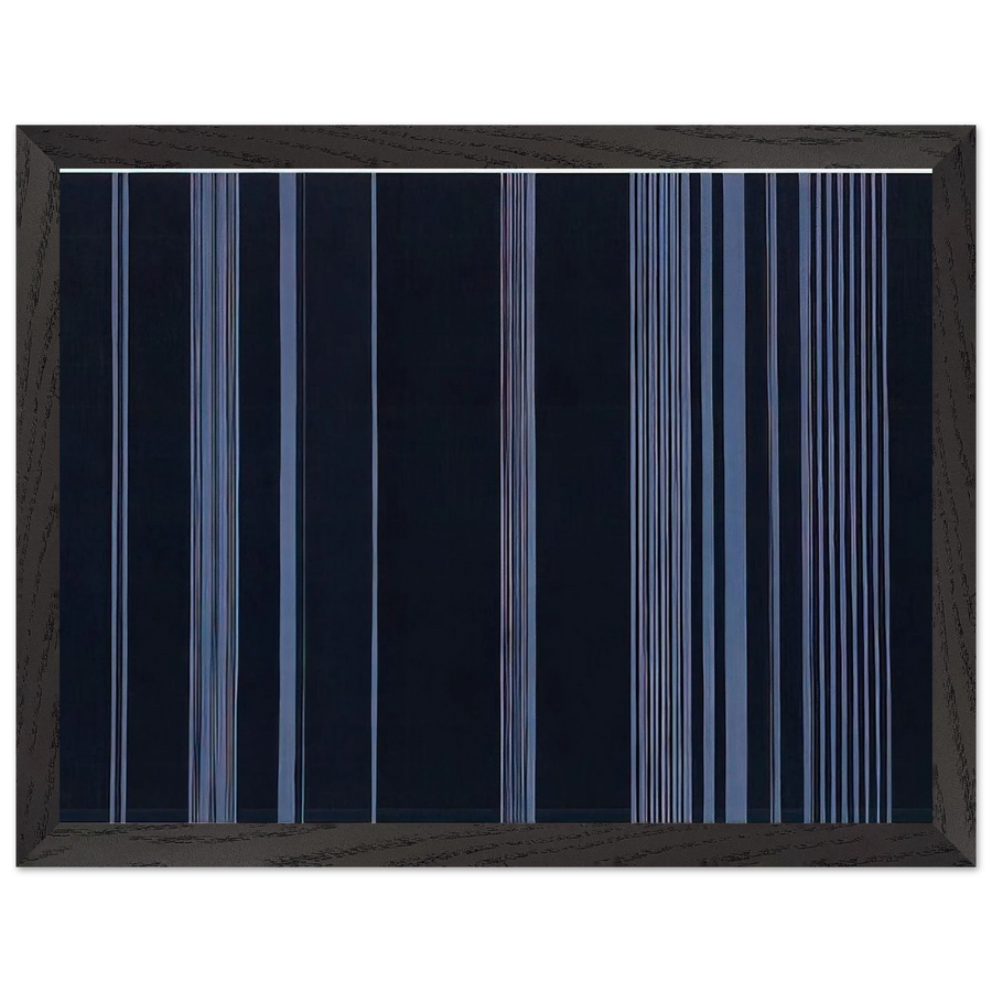 Night Patrol - 1975 by Gene Davis — Framed art print at Zephyeer