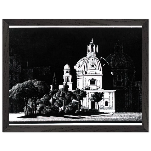 NOCTURNAL ROME 1 by MC Escher — Framed art print at Zephyeer