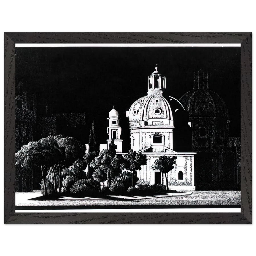NOCTURNAL ROME 1 by MC Escher — Framed art print at Zephyeer