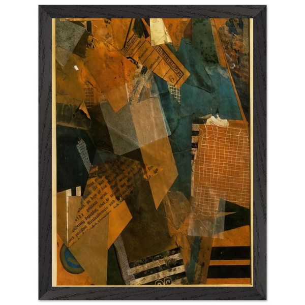 FORMS IN SPACE 1920 by Kurt Schwitters — Framed art print at Zephyeer