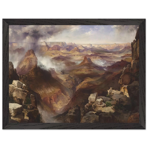 Grand Canyon of the Colorado River by Thomas Moran — Framed art print at Zephyeer