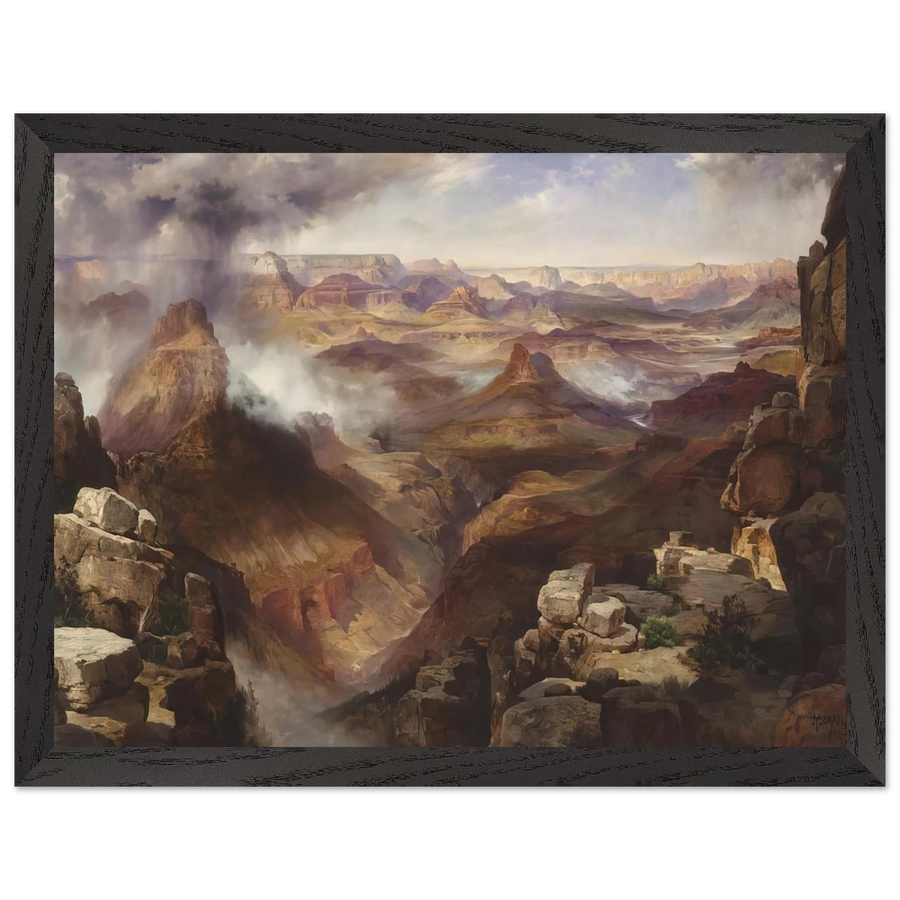 Grand Canyon of the Colorado River by Thomas Moran — Framed art print at Zephyeer