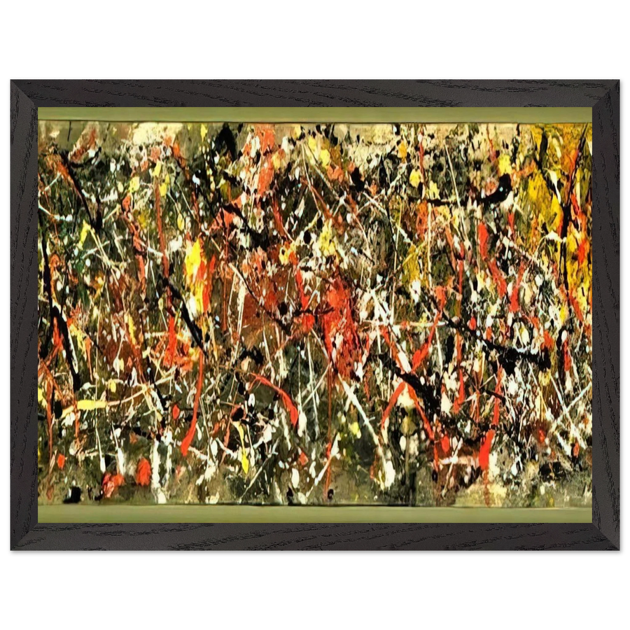 NUMBER 25 by Jackson Pollock — Framed art print at Zephyeer