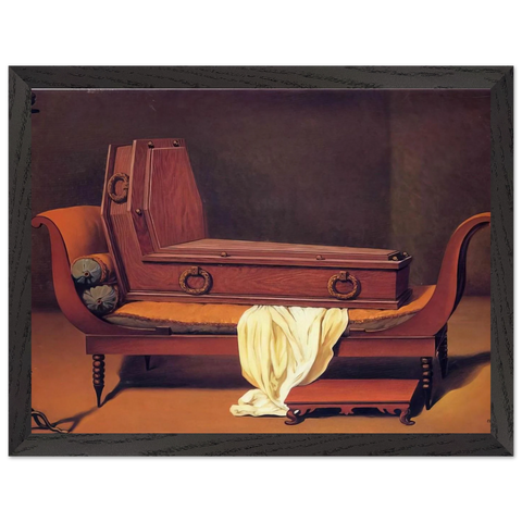 PERSPECTIVE MADAME RECAMIER BY DAVID 1949 by Rene Magritte — Framed art print at Zephyeer