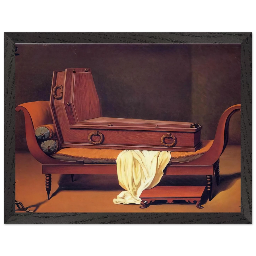 PERSPECTIVE MADAME RECAMIER BY DAVID 1949 by Rene Magritte — Framed art print at Zephyeer