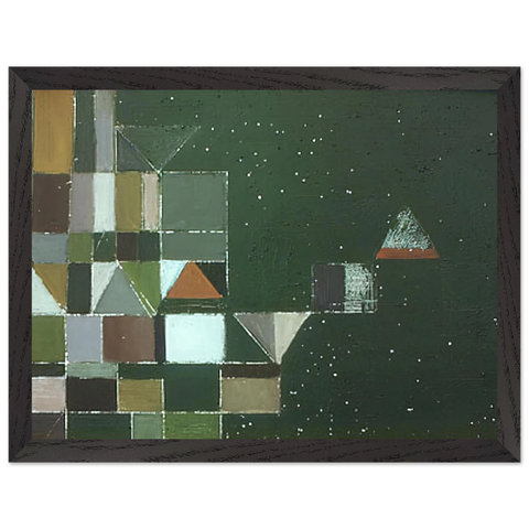 Square Motif Green  Lilac - 1948 by Victor Pasmore — Framed art print at Zephyeer