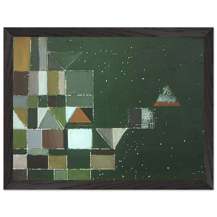 Square Motif Green  Lilac - 1948 by Victor Pasmore — Framed art print at Zephyeer