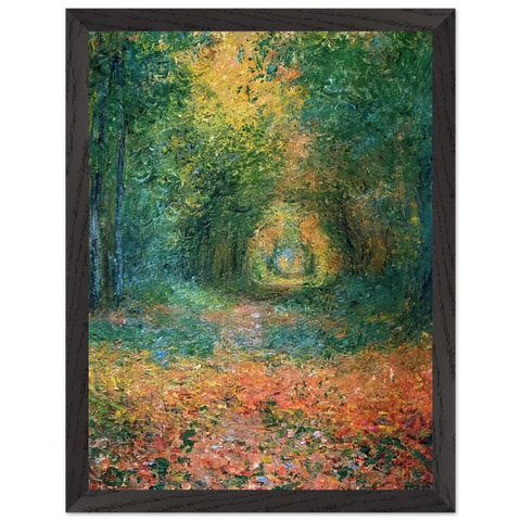 The Undergrowth in the Forest of Saint-Germain by Claude Monet — Framed art print at Zephyeer