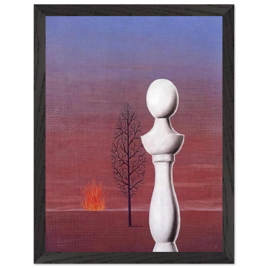 FASHIONABLE PEOPLE 1950 by Rene Magritte — Framed art print at Zephyeer