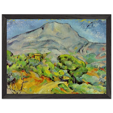 Road near Mont Sainte-Victoire by Paul Cézanne — Framed art print at Zephyeer