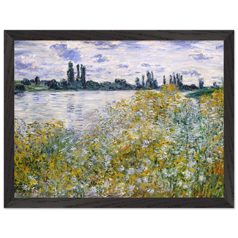 Isle of Flowers on Siene near Vetheuil by Claude Monet — Framed art print at Zephyeer