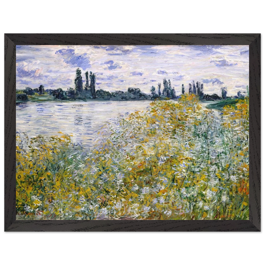 Isle of Flowers on Siene near Vetheuil by Claude Monet — Framed art print at Zephyeer